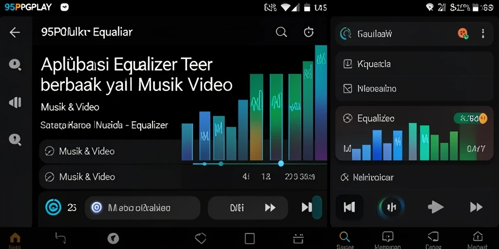 Antarmuka pengguna 95PGPLAY yang sederhana dan intuitif.