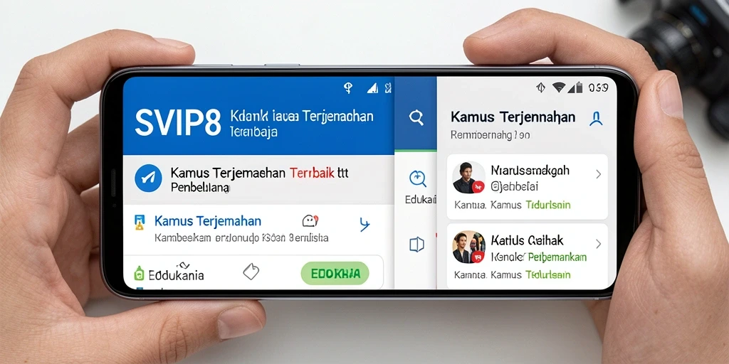Antarmuka SVIP8 yang sederhana dan efisien untuk Kamus Terjemahan.